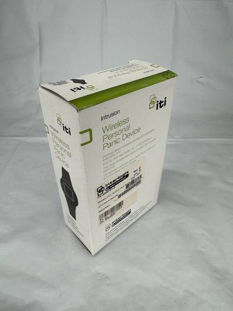 INTRUSION ITI wireless personal panic alarm device WHITE