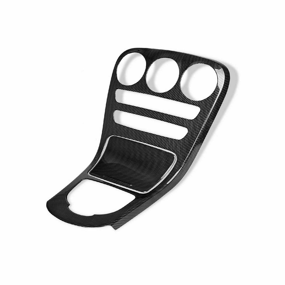 Carbon Pattern Console Gear Shift Panel Trim For Mercedes C GLC Class C300 W205