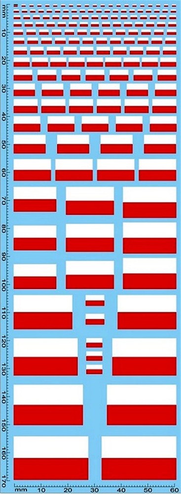 Flags Poland 1:24 Decal Decals