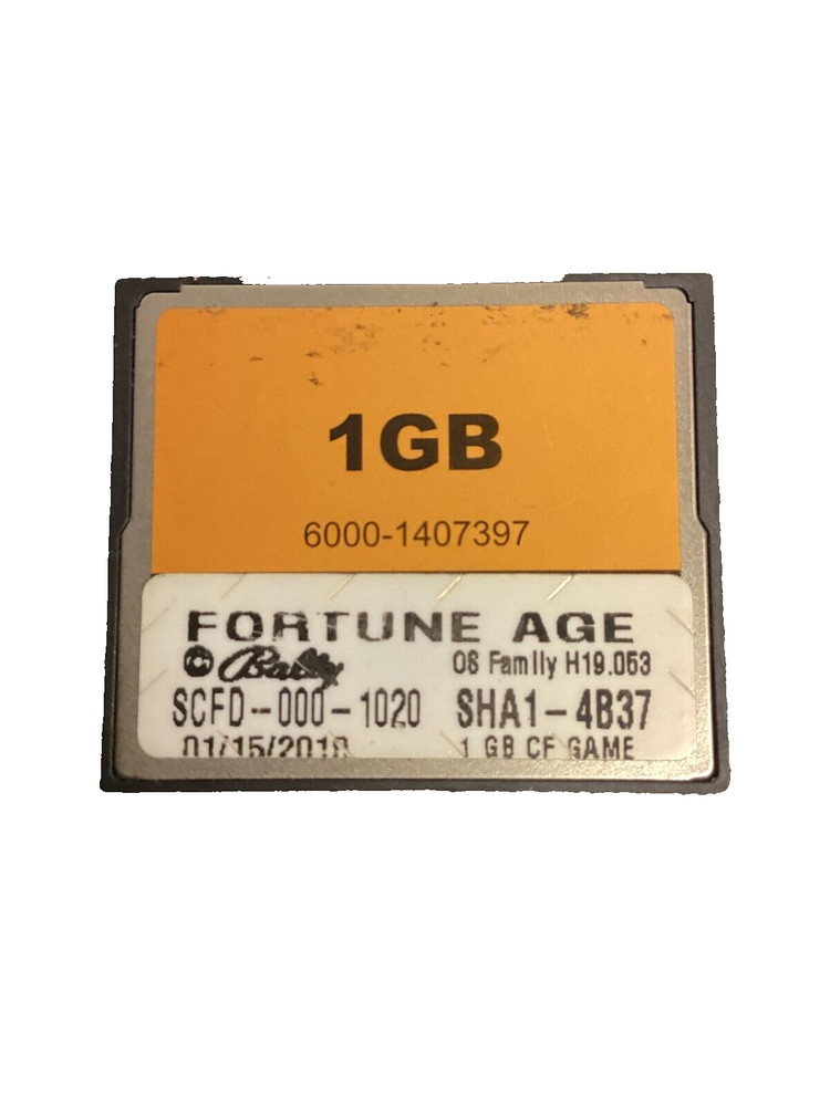 WMS BB3 FORTUNE AGE SOFTWARE ONLY