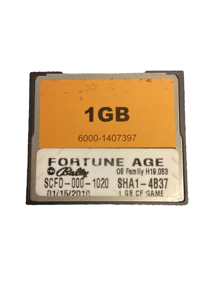 WMS BB3 FORTUNE AGE SOFTWARE ONLY