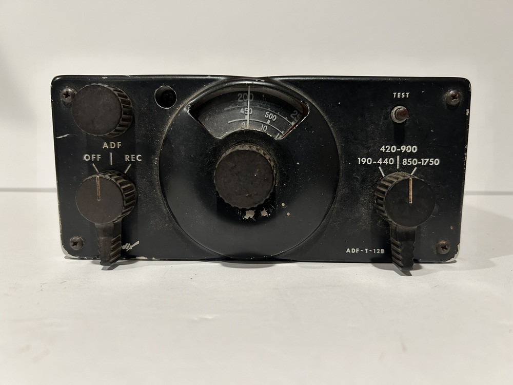 BENDIX CORP ADF-T-12B RECEIVER MODEL 201 (A1) Untested