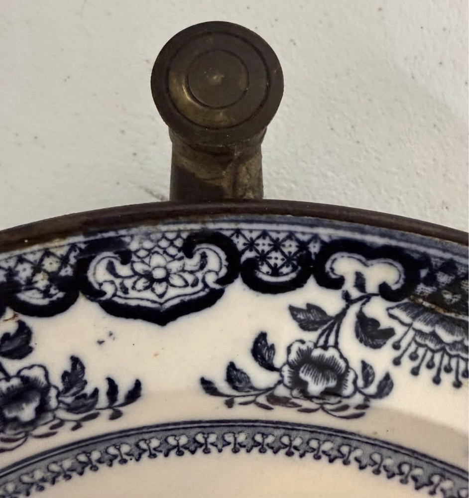 Antique Ceramic Warming Plate