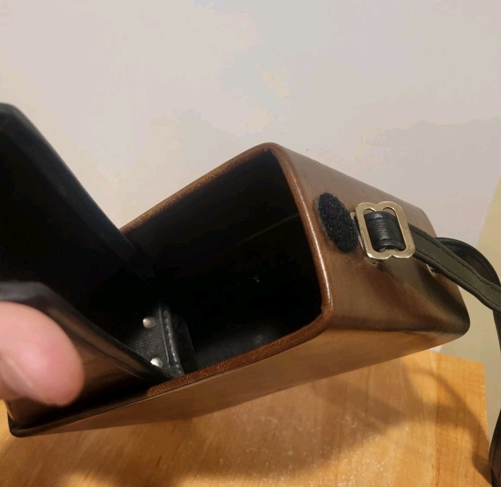 BUSHNELL Binoculars SIDE OPENING CASE with STRAP Vintage Case Only 8x5x3