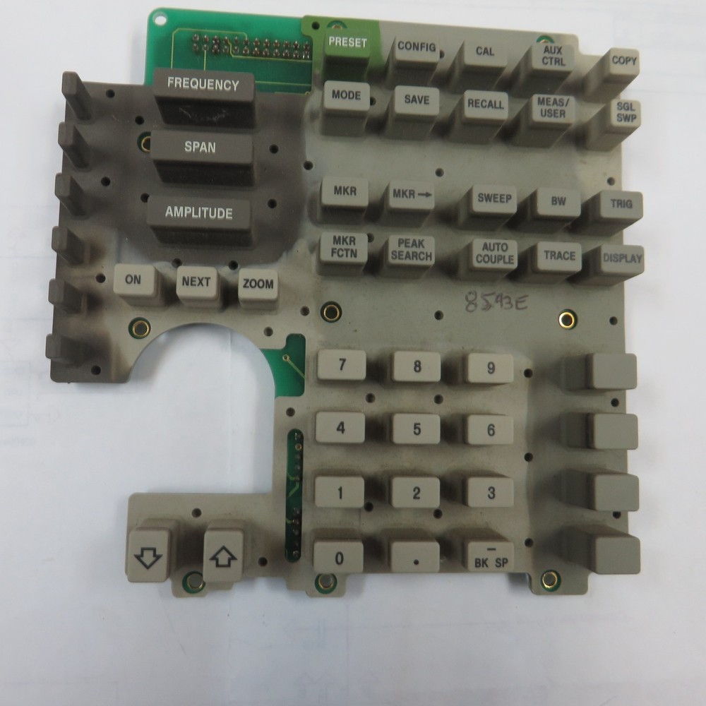 HP 8591E Spectrum analyzer keypad