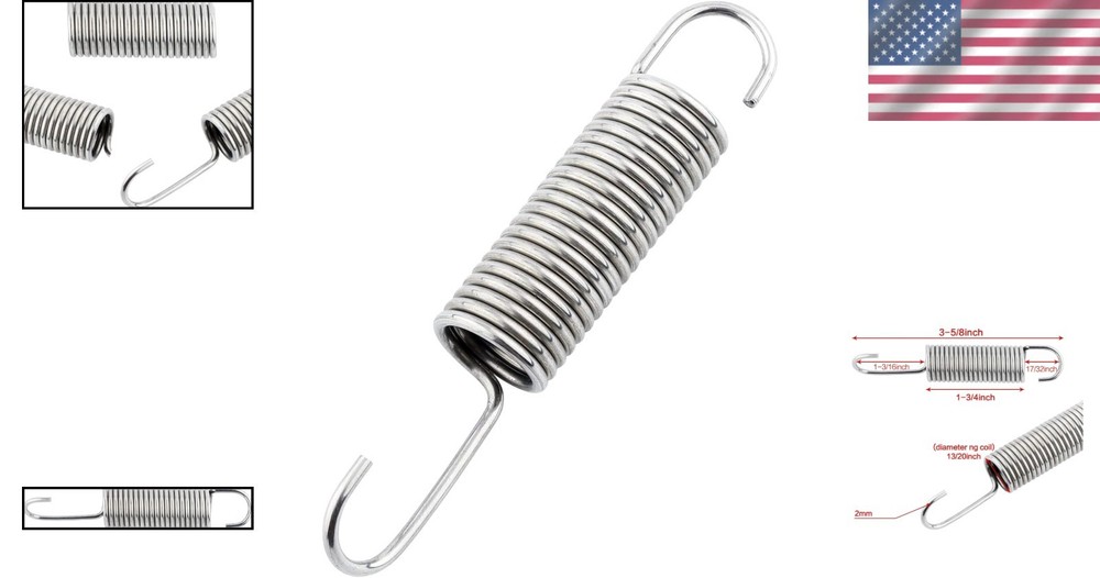 3-5/8" Stainless Steel Replacement Recliner Spring - Durable & Rust-Resistant