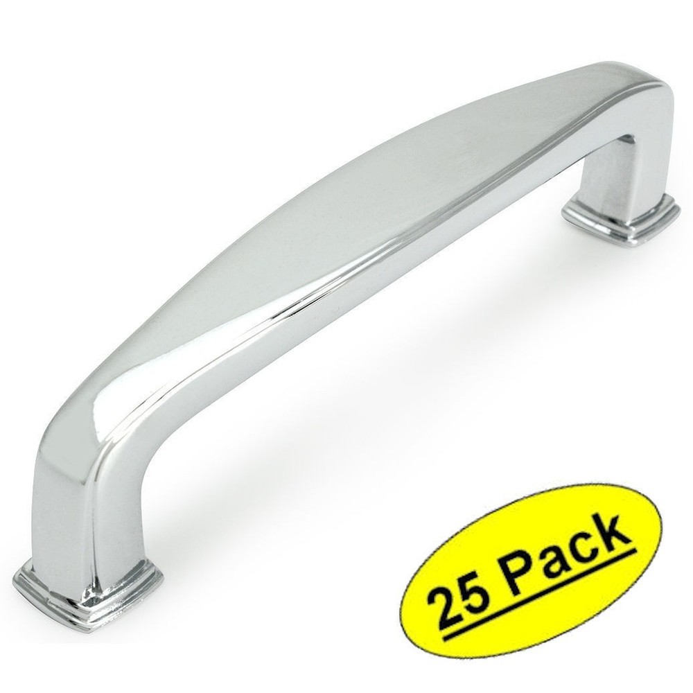 *25 Pack* Cosmas Cabinet Hardware Polished Chrome Handle Pulls - #4389CH