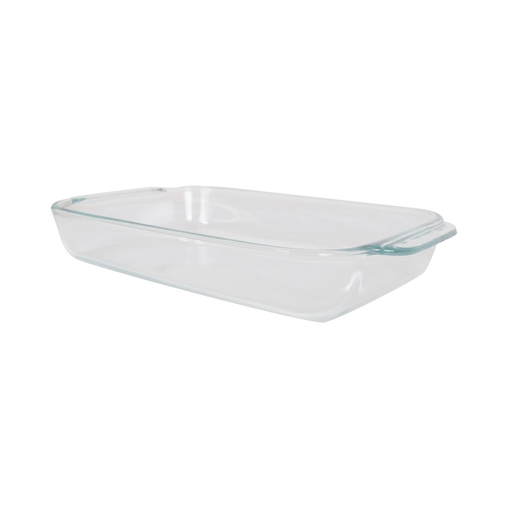 Pyrex (6) 232 2qt Glass Baking Dishes & (6) 232-PC Red Plastic Lids