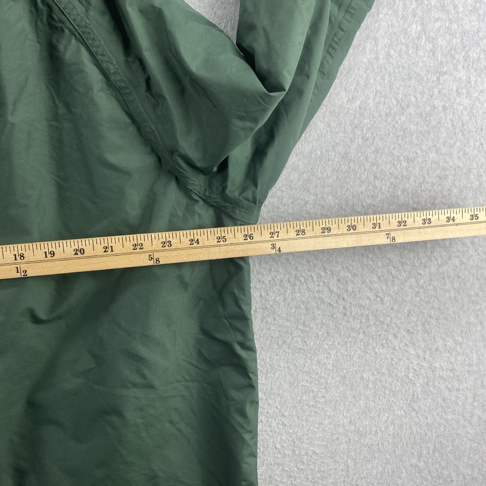 Walls XL Green Rain Suit Set Jacket Pants Waterproof Hooded Nylon Outdoor