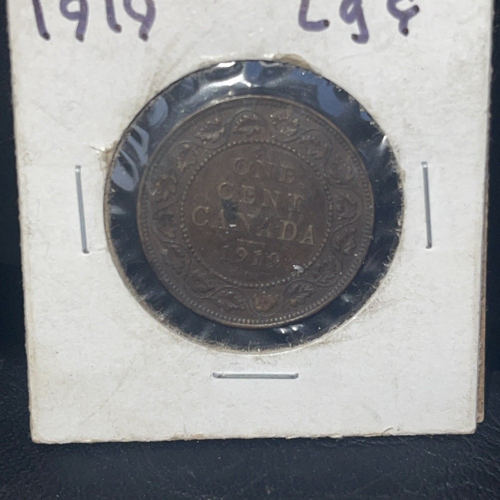 1919 Canada Large Cent Coin