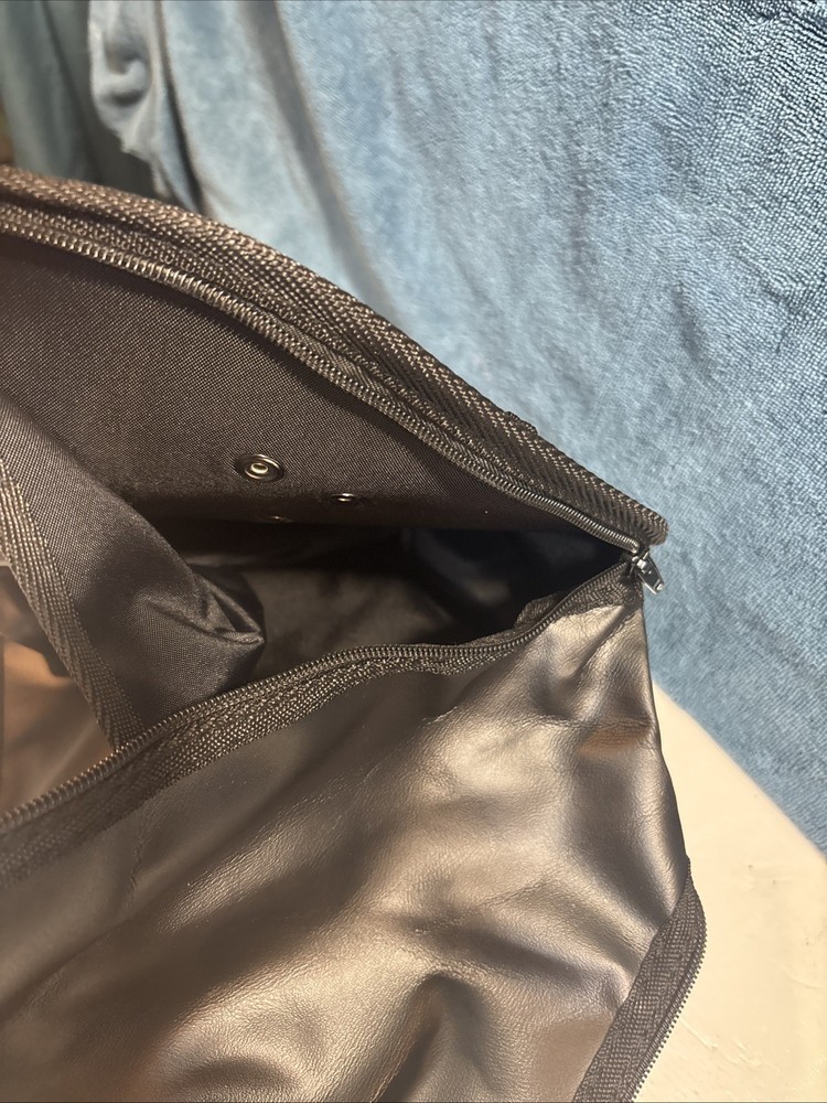 Replacement storage bag for a 3-wheel rollator walker.
