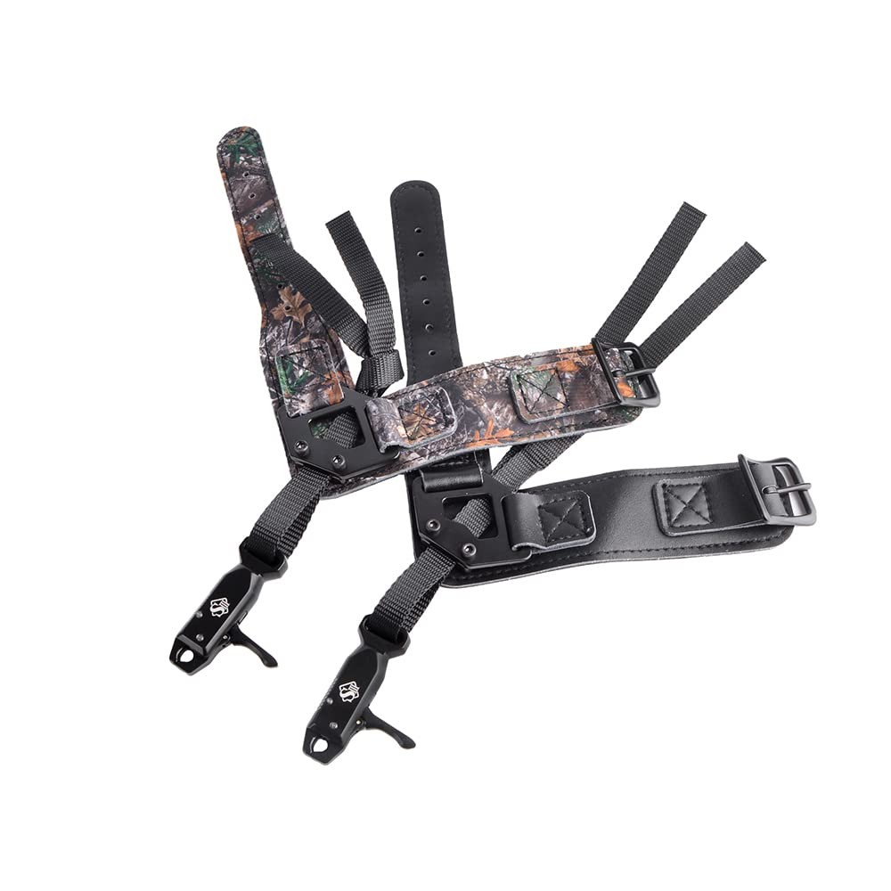 Archery Compound Bow Release Aids Trigger 360° Adjustable Wristband Release A...