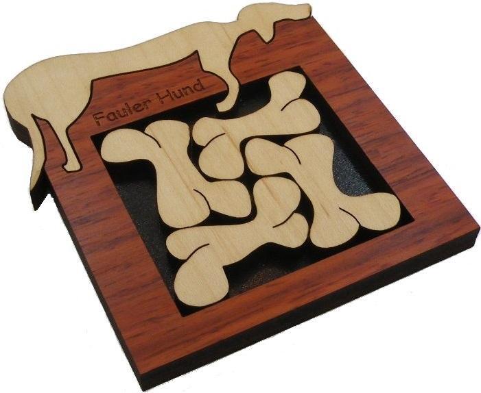 Fauler Hund - Wooden Packing Problem Brain Teaser