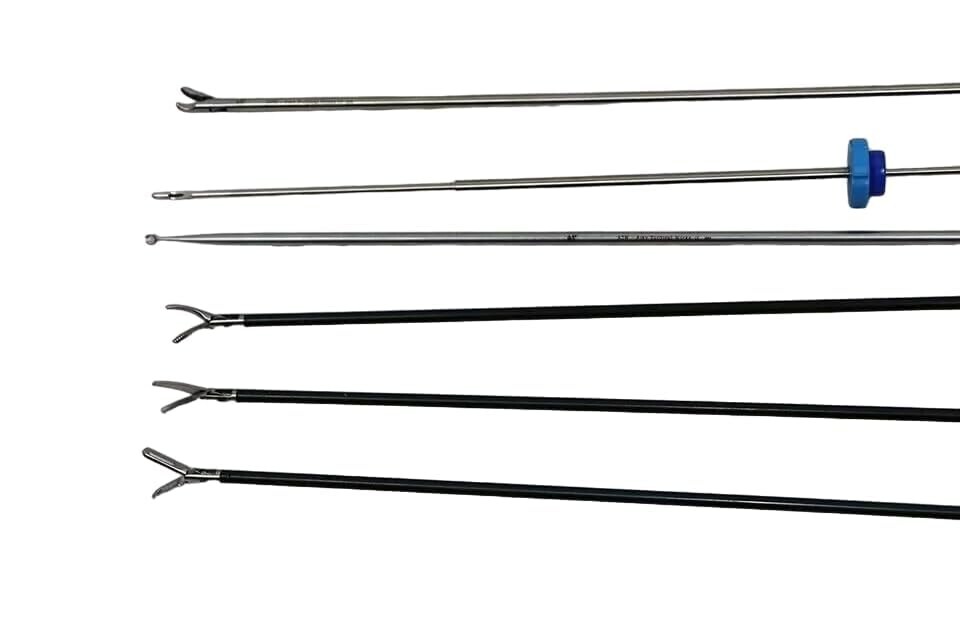 Laparoscopic Endo Trainer Box Simulator HD Camera Training Instrument Set 14pc