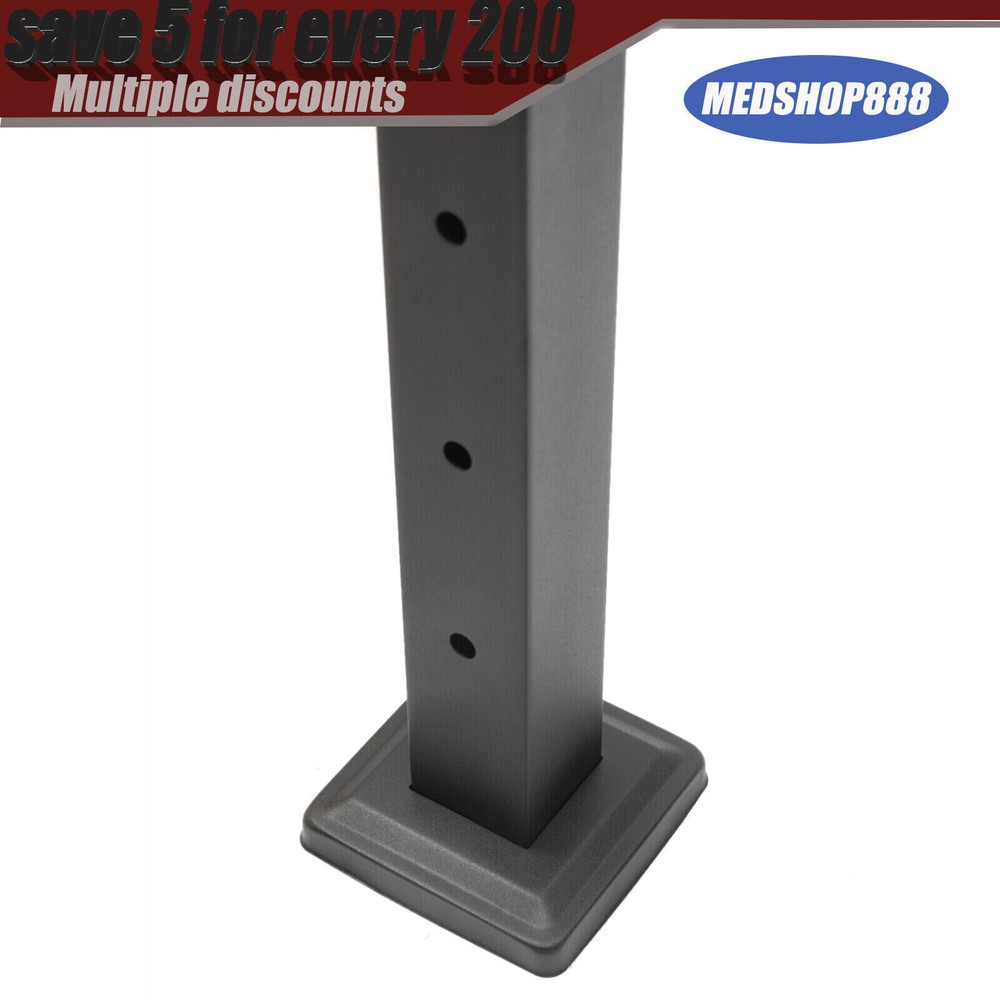 4PCS Adjustable Stainless Steel Cable Railing Posts 36" x 2" x 2"