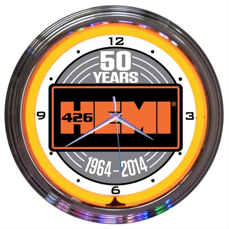 Summit Racing Gifts� Neon Mopar Wall Clock 8MPORA