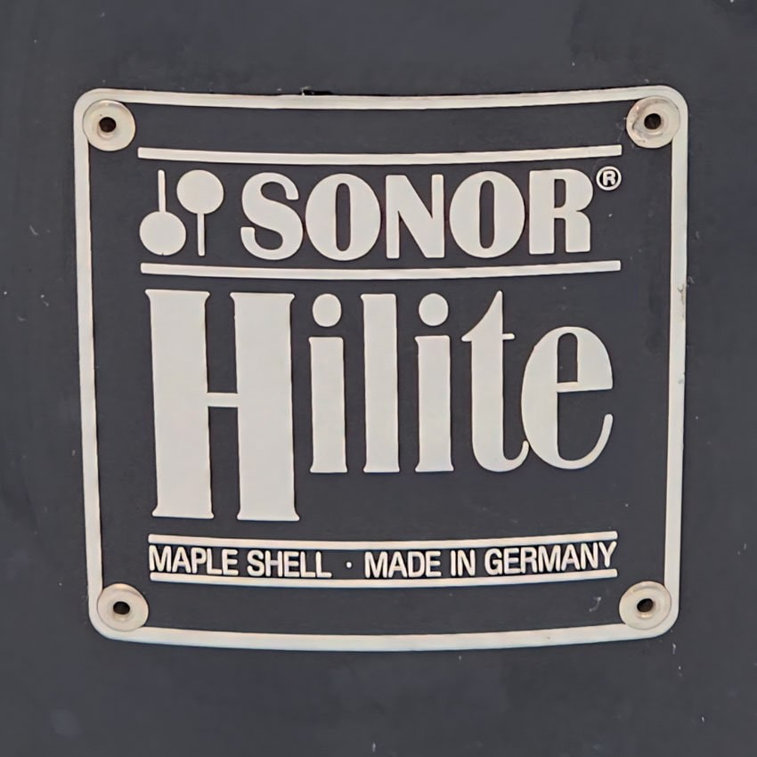 Used Sonor HiLite 4pc Drum Set Black - Good