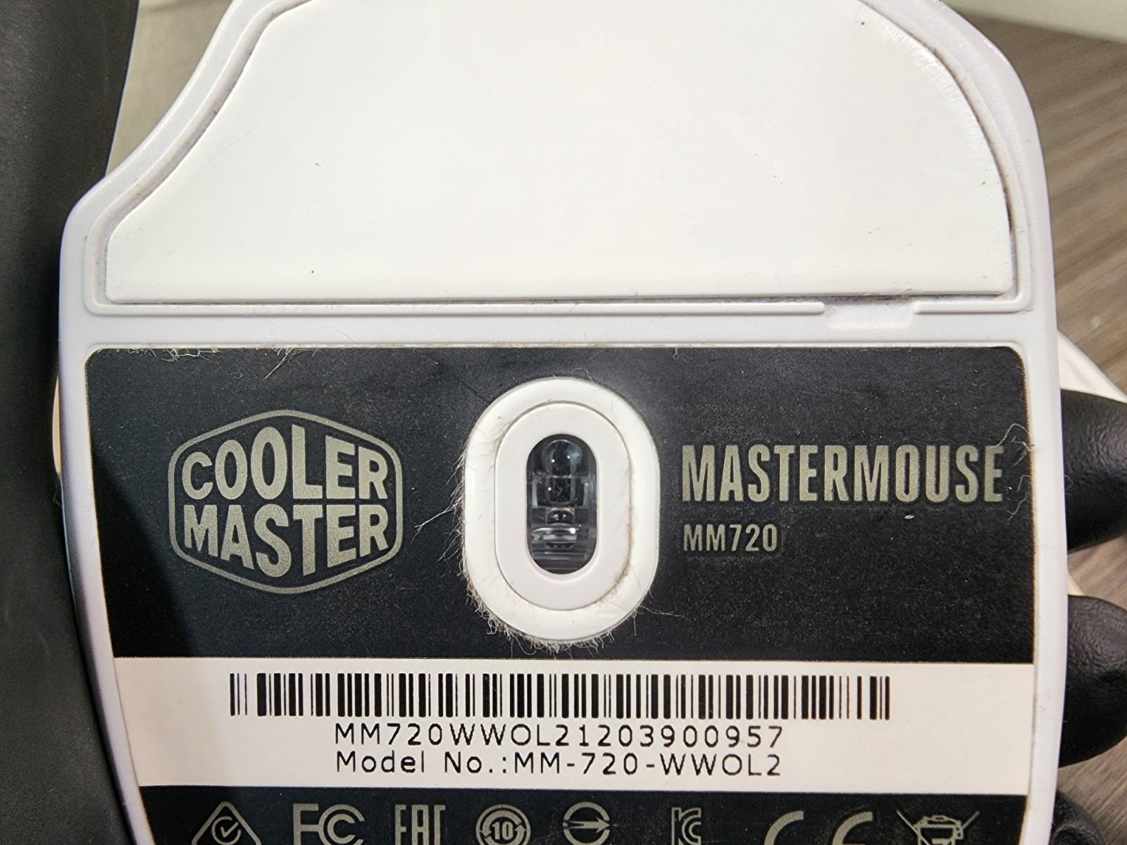 Cooler Master MM720 Wired Gaming Mouse – White