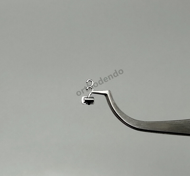 10pc/bagDental Orthodontic Crimpable Hooks Multi-Function Long Curved Left Right