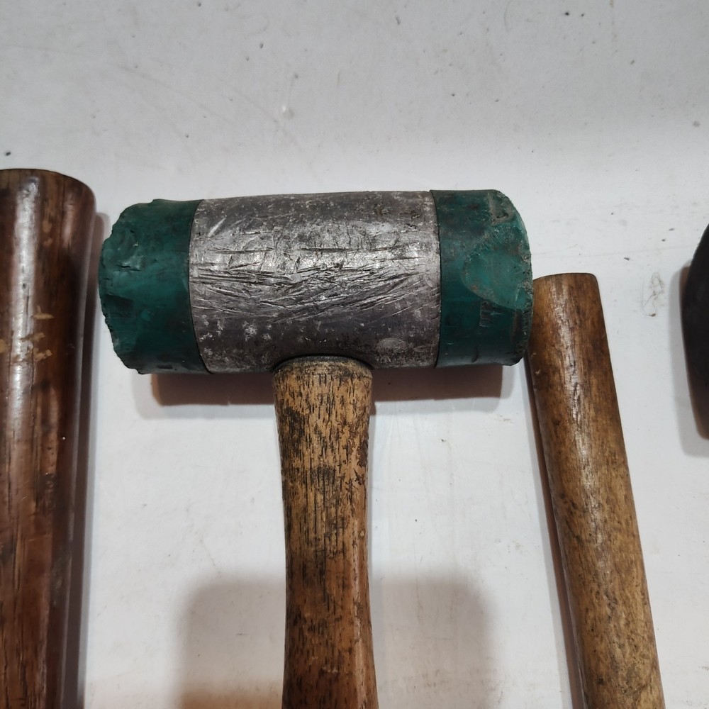 Vintage Hammers And Mallets 3 Mallets 4 Hammers