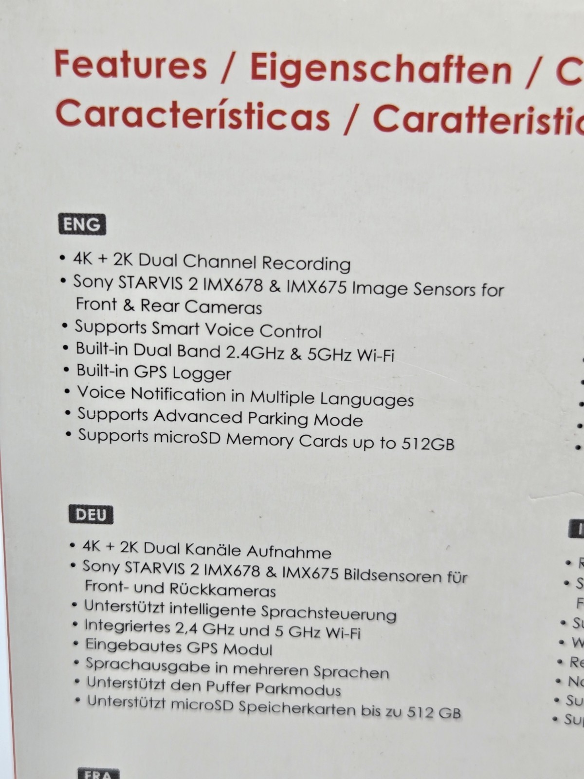 VIOFO A229 Pro 4K HDR Dash Cam 4K+2K Front and Rear +Hardwire Kit