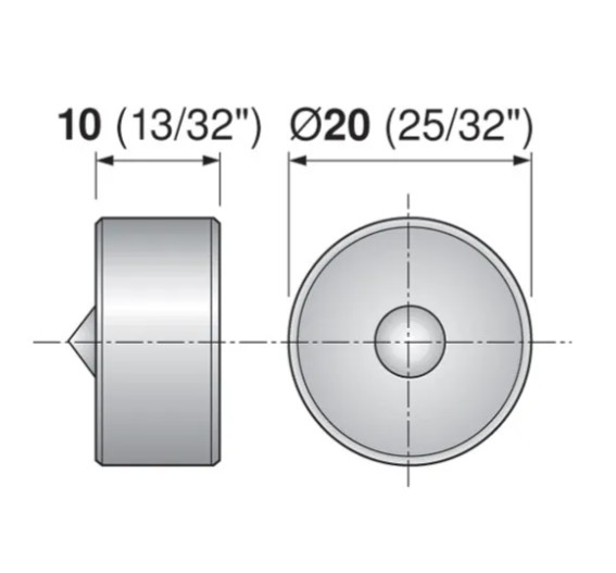 Blum Marking Template, for TANDEM Drawer Front Adjuster quantity 1