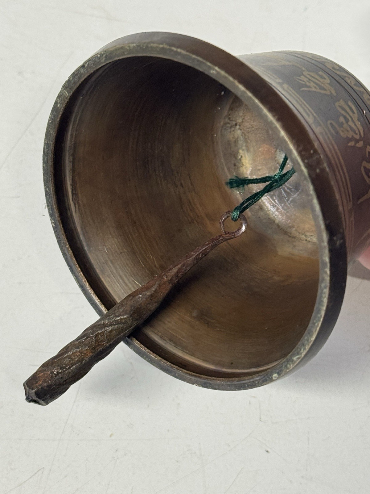 Vintage Tibetan Buddhist Meditation Bell Prayer Bell 6 Inch