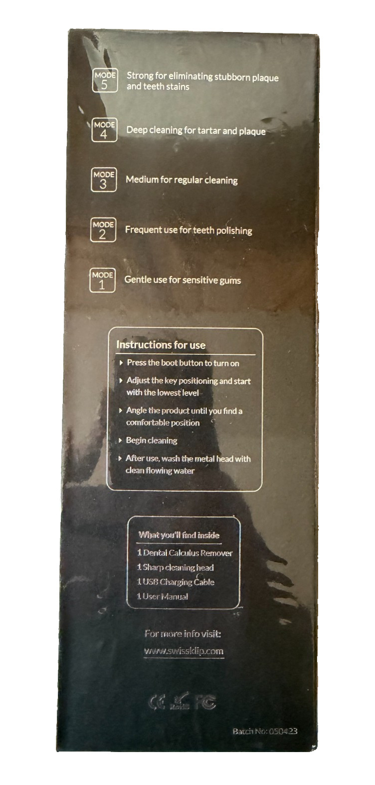 NEW! Swissklip Plaque Blaster & Calculus Tartar Remover Dental Teeth Tool Kit