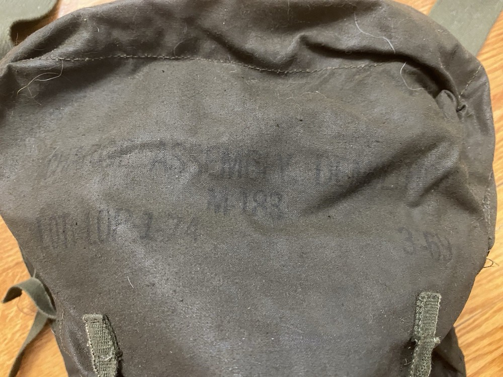 US Charge Assembly Demolition Bag M183 Dared 3/69 NOS