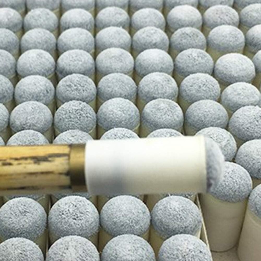 40Pcs Slip on Pool Cue Tips Replacement Billiard Cue Tips 4 Sizes S