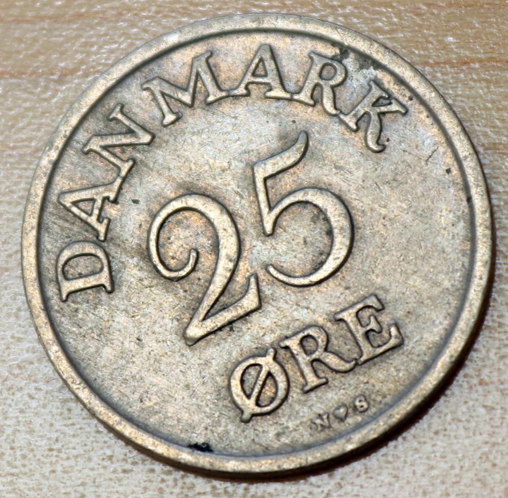 1949 Denmark 25 Ore