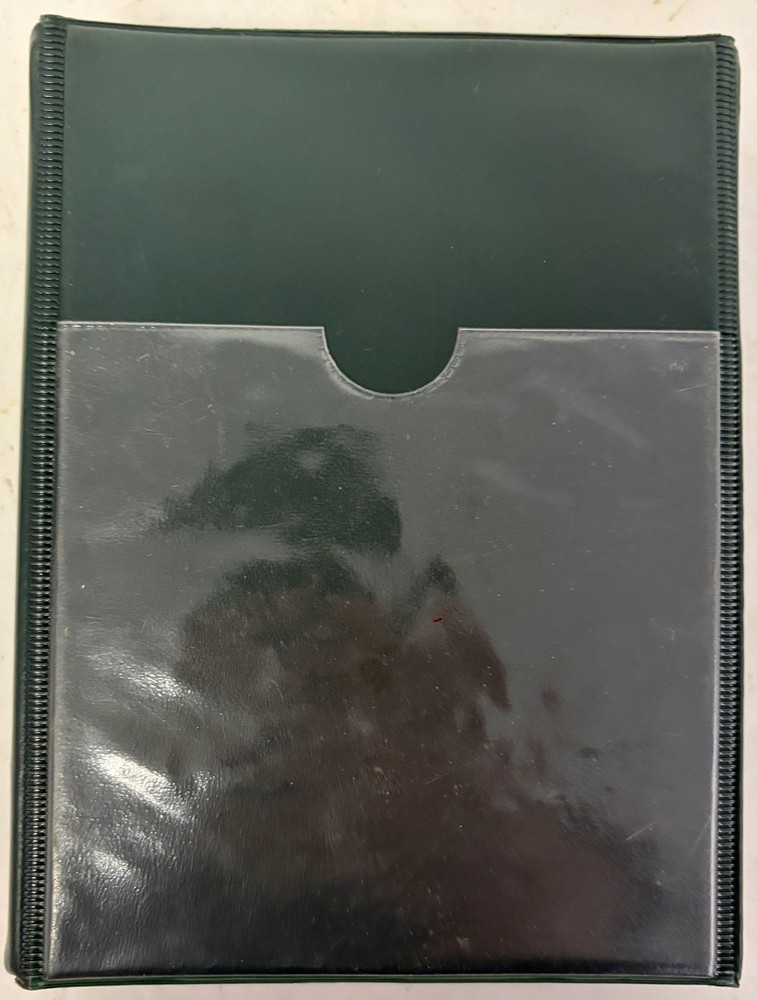 British Military Plastic Folder with Section Commanders Insert Aide Memoire