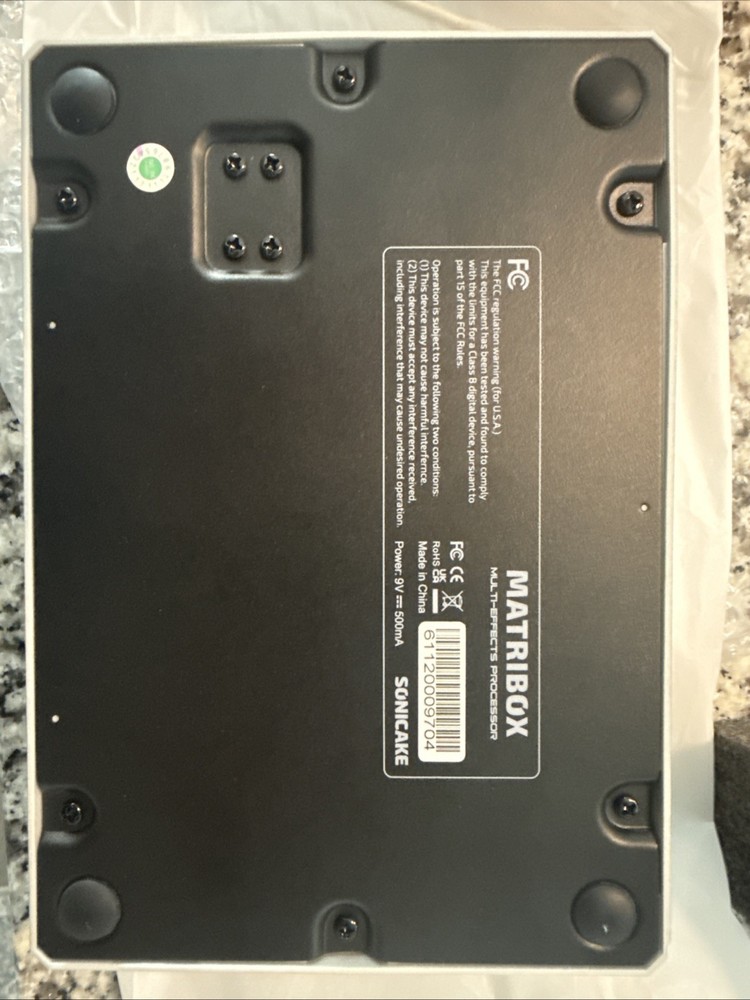 SONICAKE Matribox - Guitar Multi Effects Processor with Expression Pedal, Wit