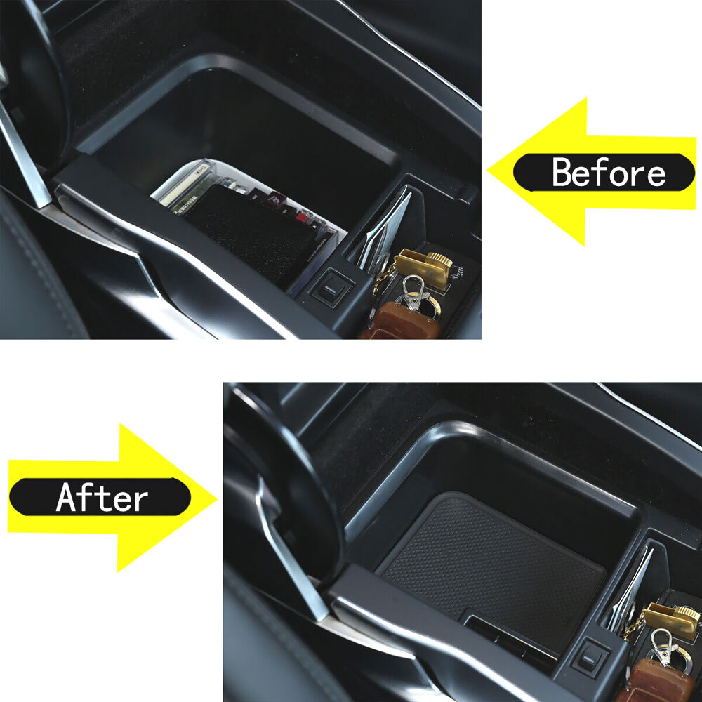 Interior Console Cooler Box Storage Insert Trim For 2014-2017 Range Rover Sport