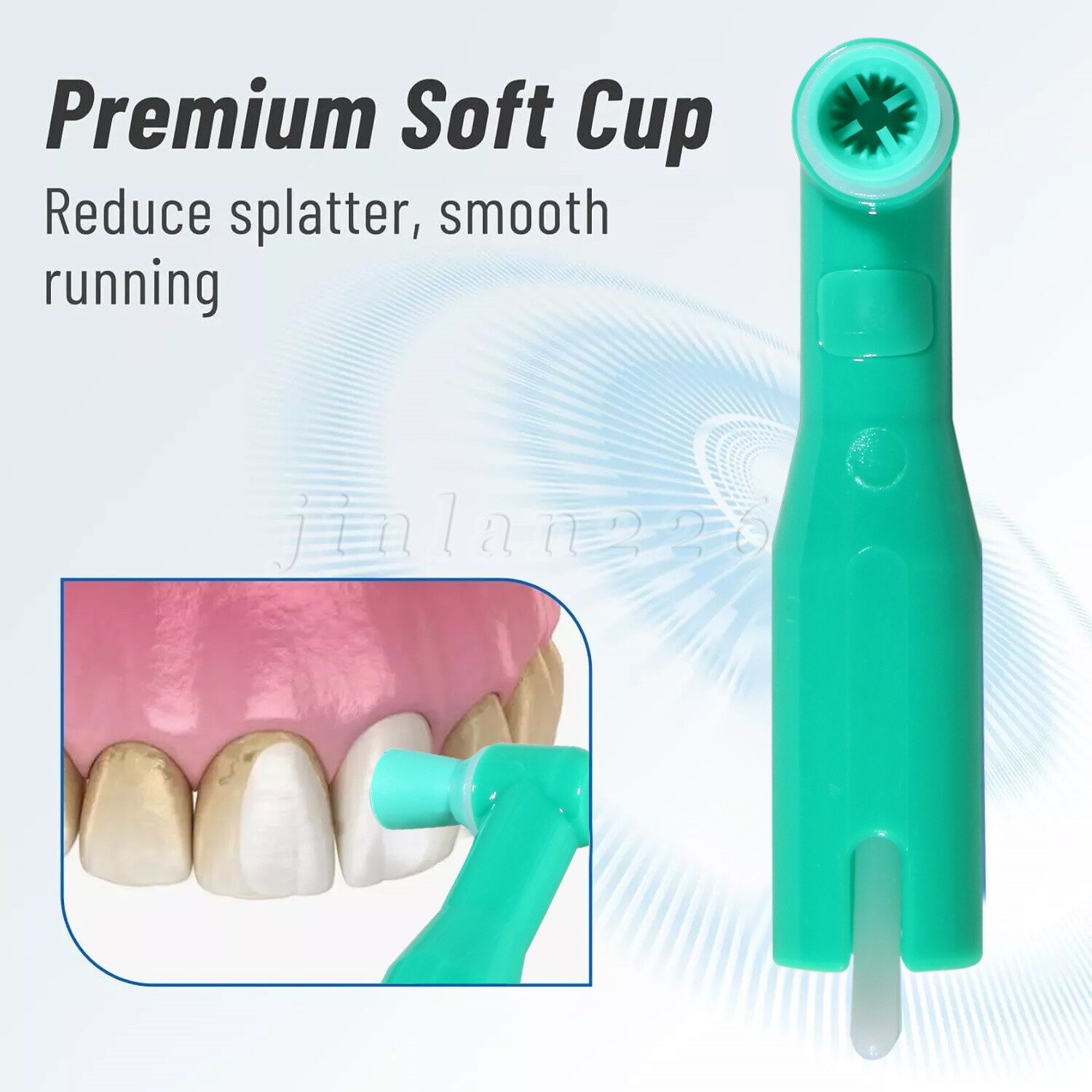 Dental Disposable Prophy Angles Regular Latex Free Right Angle 90° 100pcs