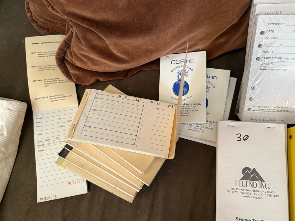 Sample Tags Engineering Geology