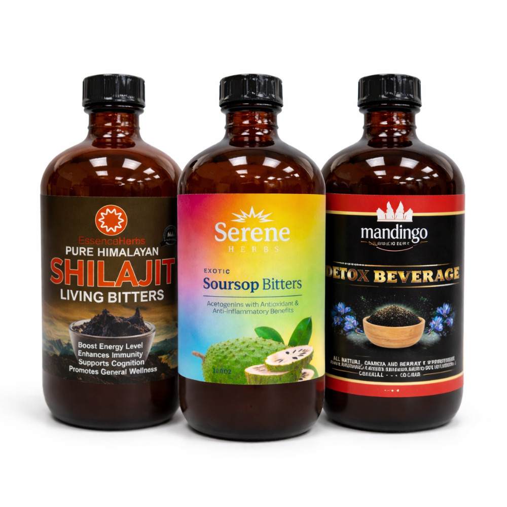 Natural Herbal Bitters Plant-Based Liquid Supplement Multiple Blends