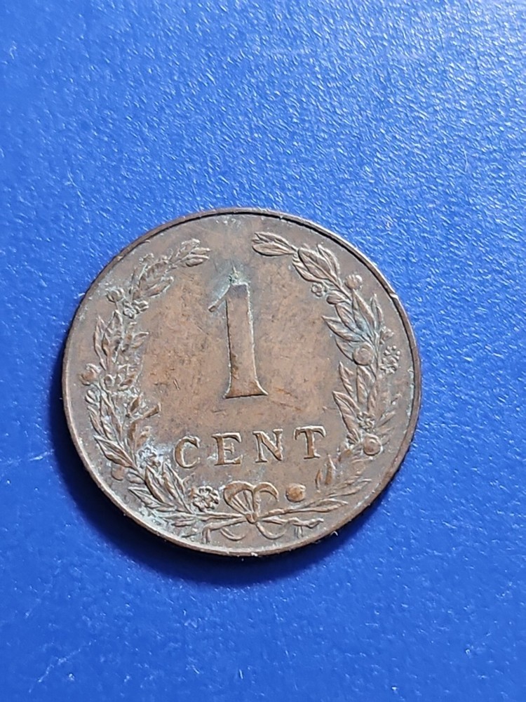 1904 Netherlands 1 cent (KM.#132)