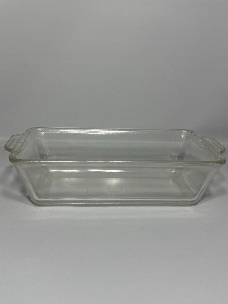 Pyrex Clear Glass Rectangle Loaf Pan 212