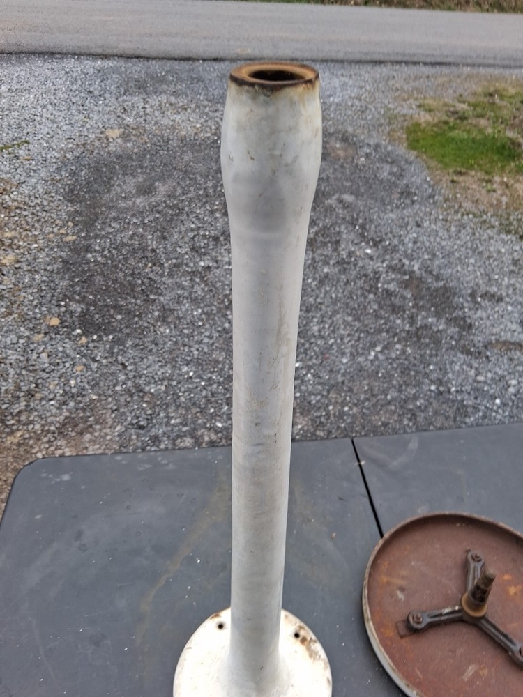 Vintage Cast Iron Bar Stool