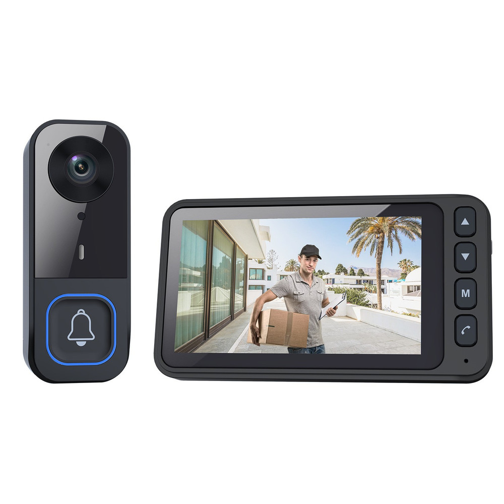 KEPEAK 1pc Smart Doorbell (Black)