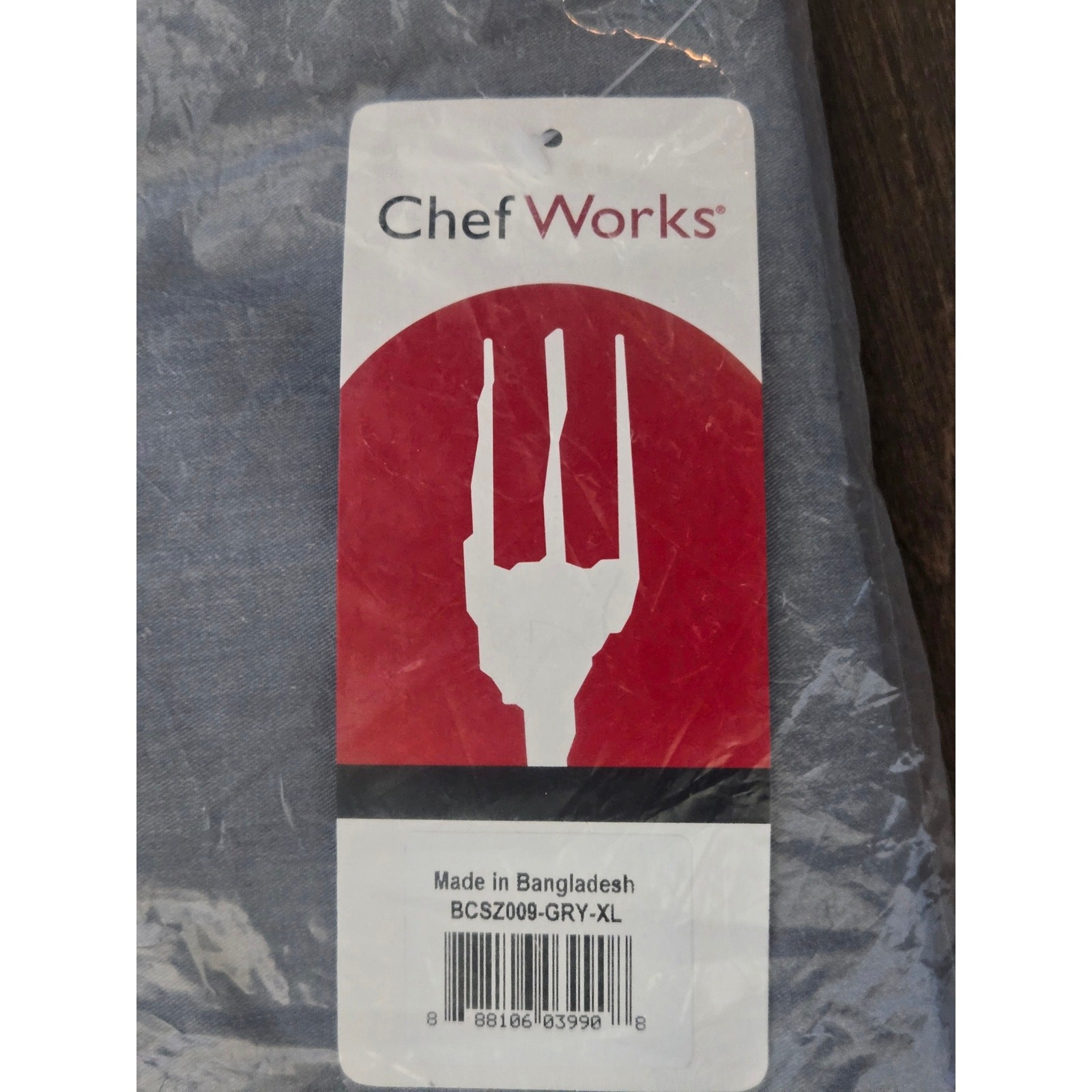 Chef Works Springfield Chef Coat SET OF 2Gray Orange Trim NWT Chef Jacket