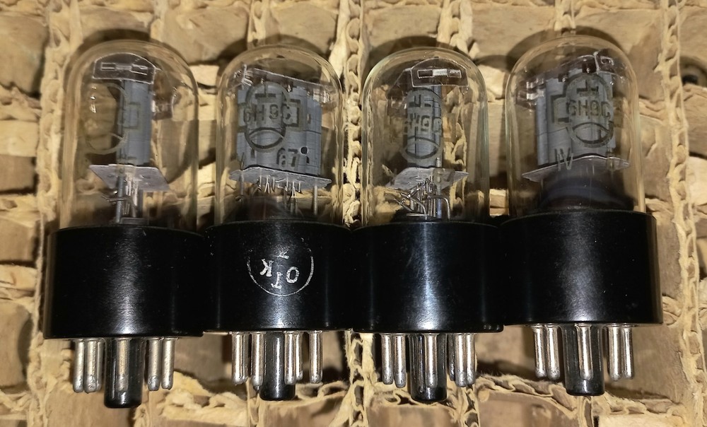 REFLECTOR 6N9S 6SL7 Tubes Matched Quad