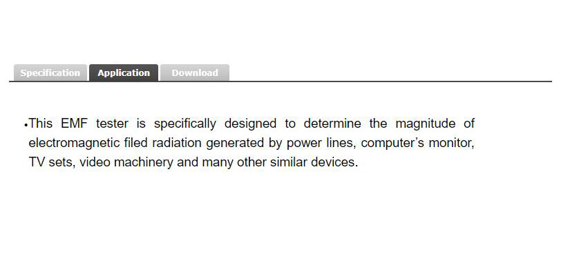 1PC Tester ElectroMagnetic Field Tester Hold Function # TES-1390