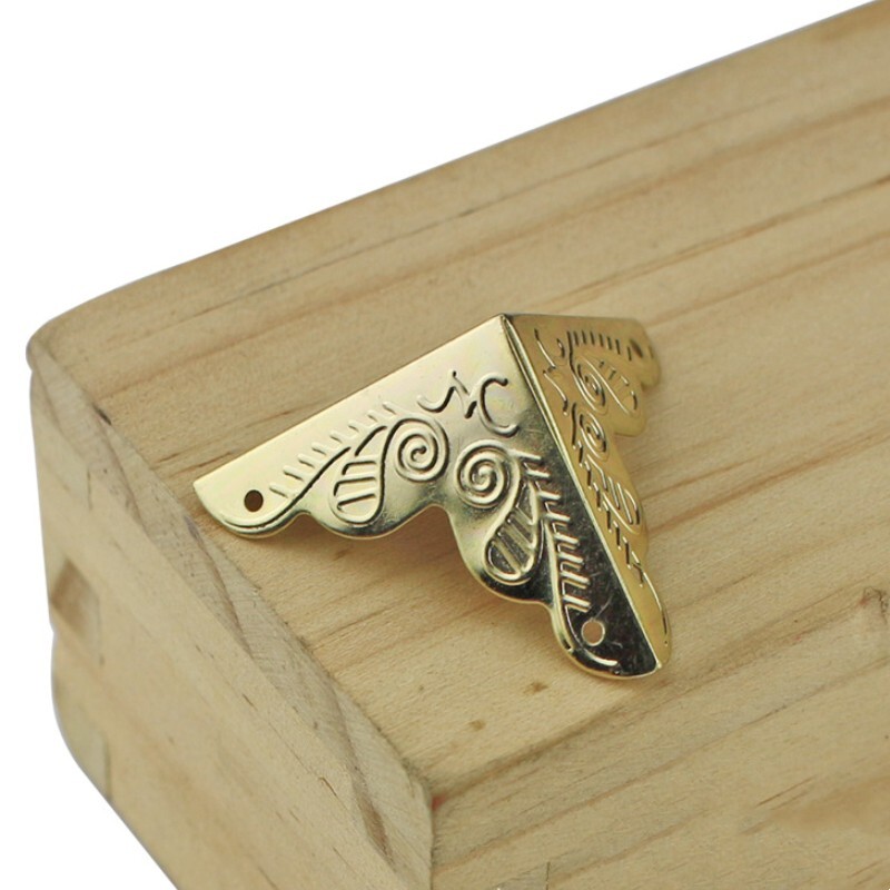 20Pcs 25mm Decorative Box Corner Cover, Corner Protector, Yellow