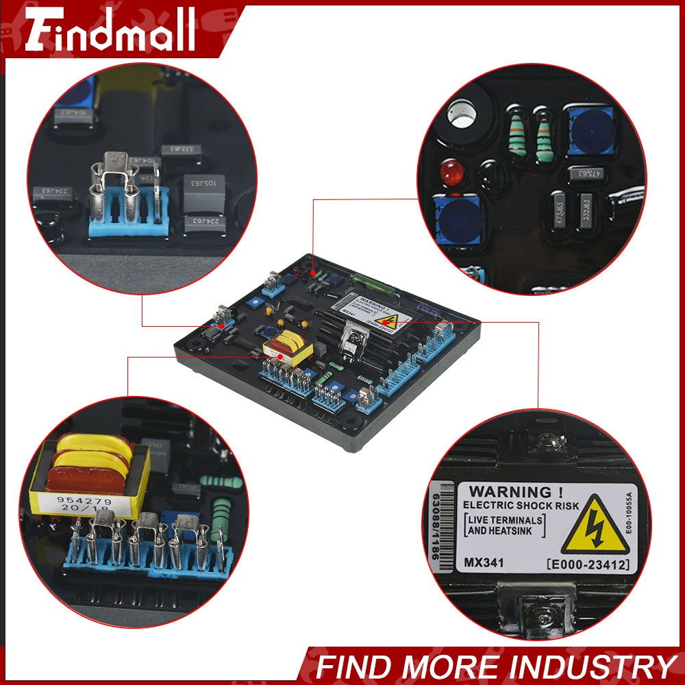 High Quality AVR MX341 Automatic Voltage Regulator For Generator Control Panel