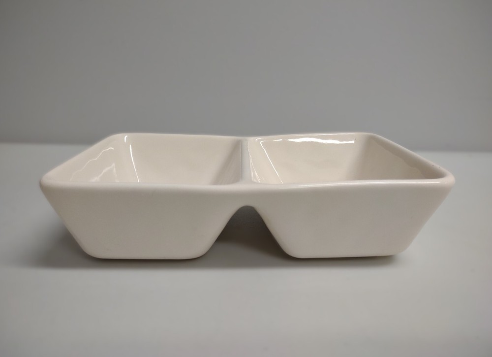 Rae Dunn Divided Dish "Dip./Dunk."