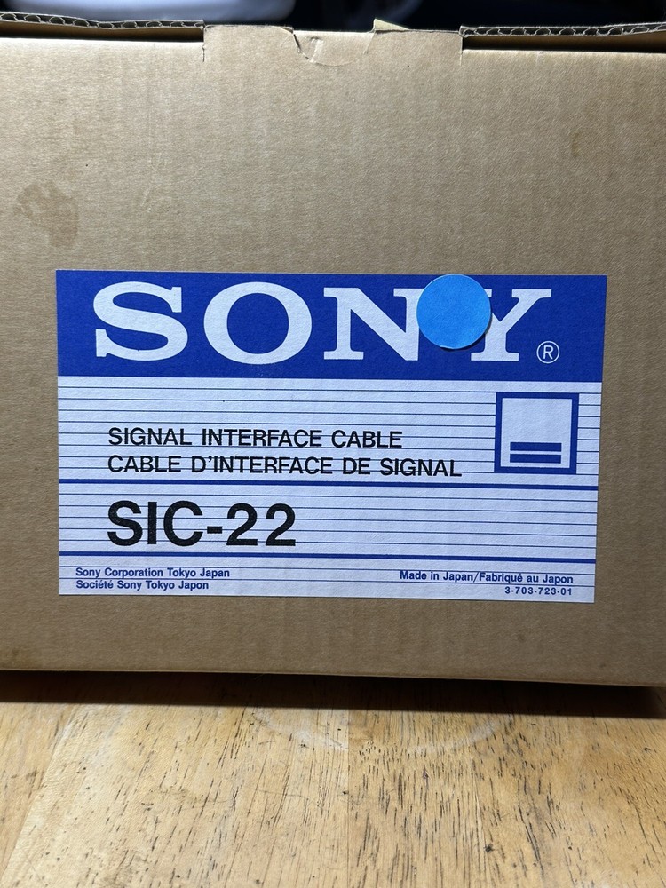 SONY SIC-22 Signal Interface Cable