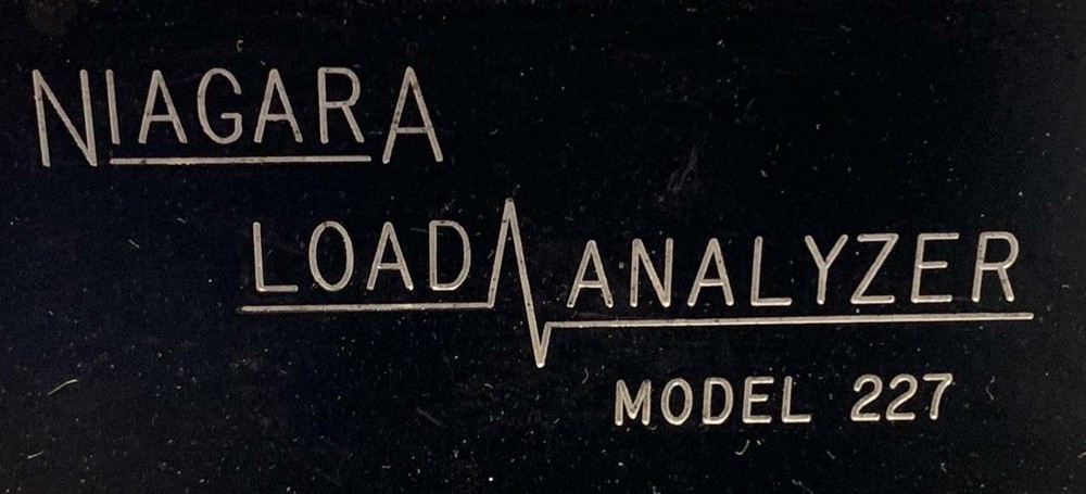 Niagara 227 Load Analyzer -25 - 150% Load @ 0-10 Time Range - SOLD AS IS