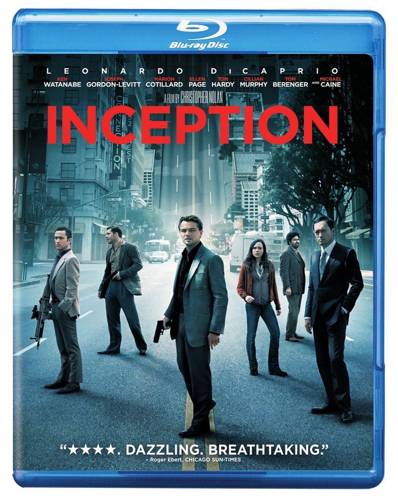 Inception Blu-ray Leonardo DiCaprio NEW